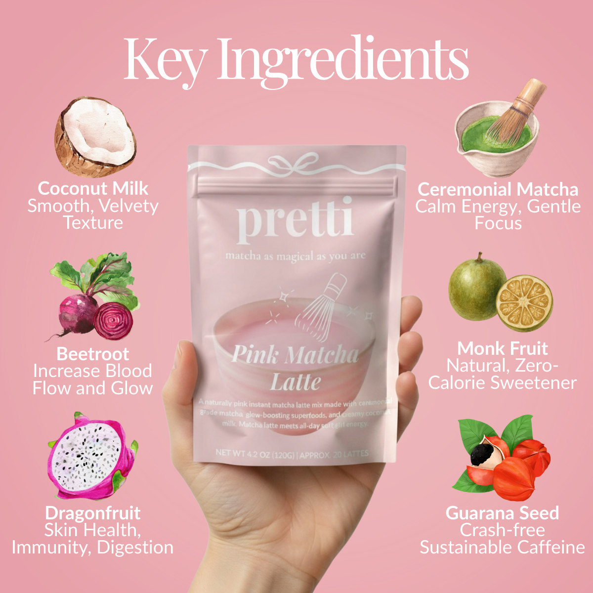 Pink Matcha Latte (2-pack)