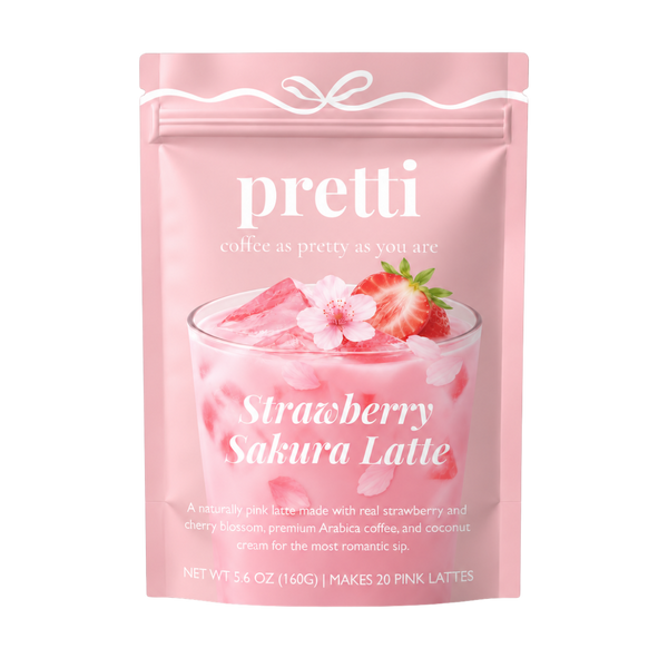 Strawberry Sakura Latte